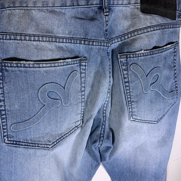 Y2K rocawear R logo light wash jeans - Picture 7 of 15